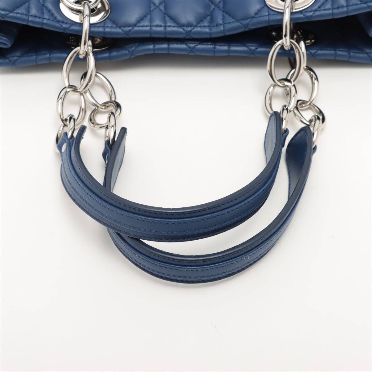 Second hand Dior Cannage Leather Blue - Tabita Bags