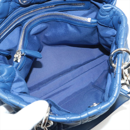 Second hand Dior Cannage Leather Blue - Tabita Bags