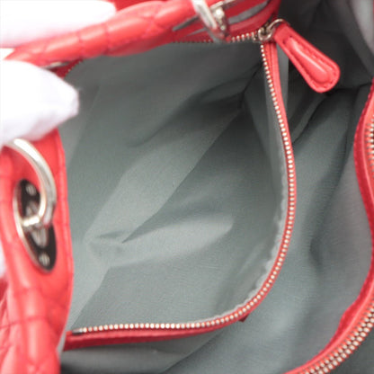 Second hand Dior Cannage Tote in Red Leather - Tabita Bags