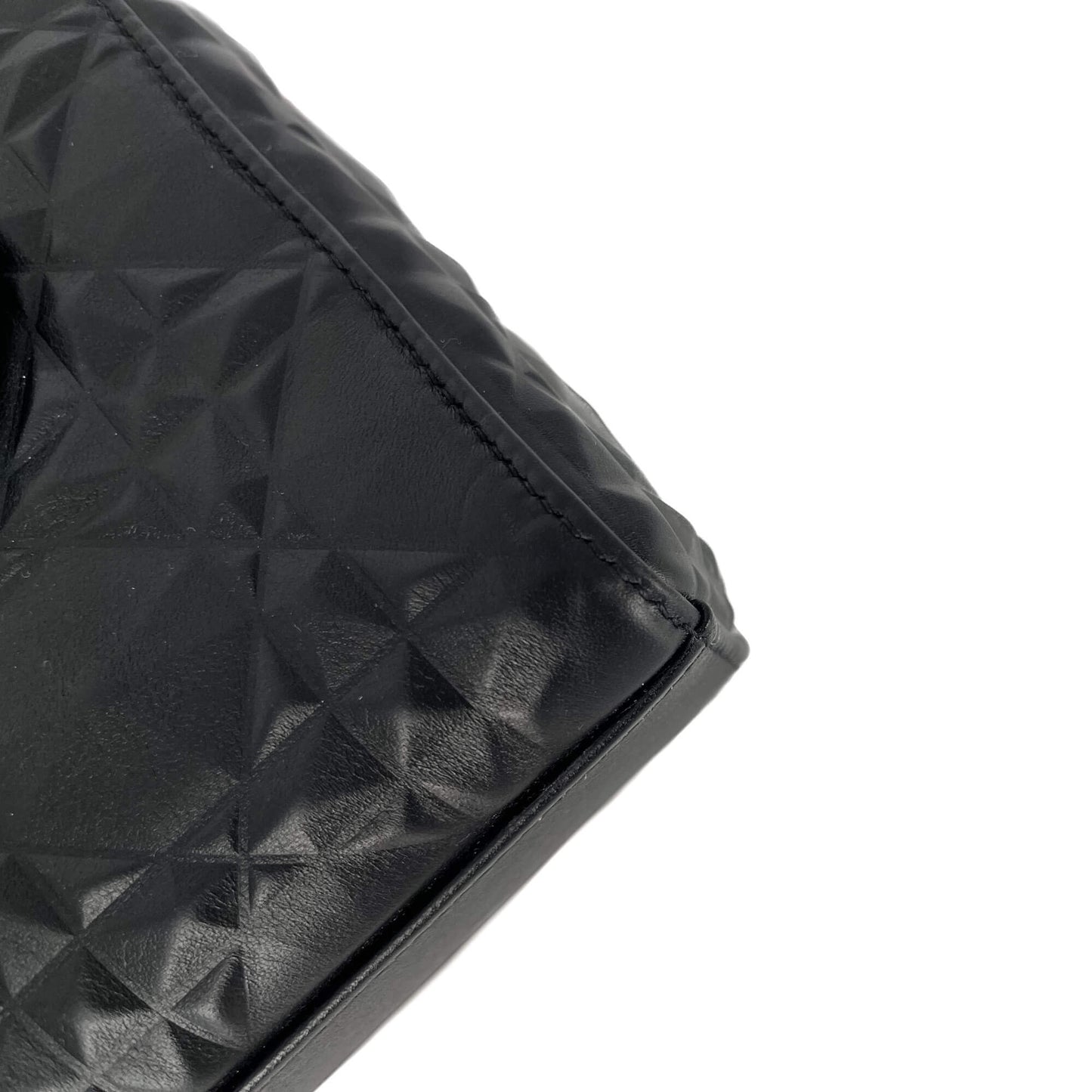 Second hand Dior Lady Dejoy Medium Leather 2-Way Handbag Black - Tabita Bags
