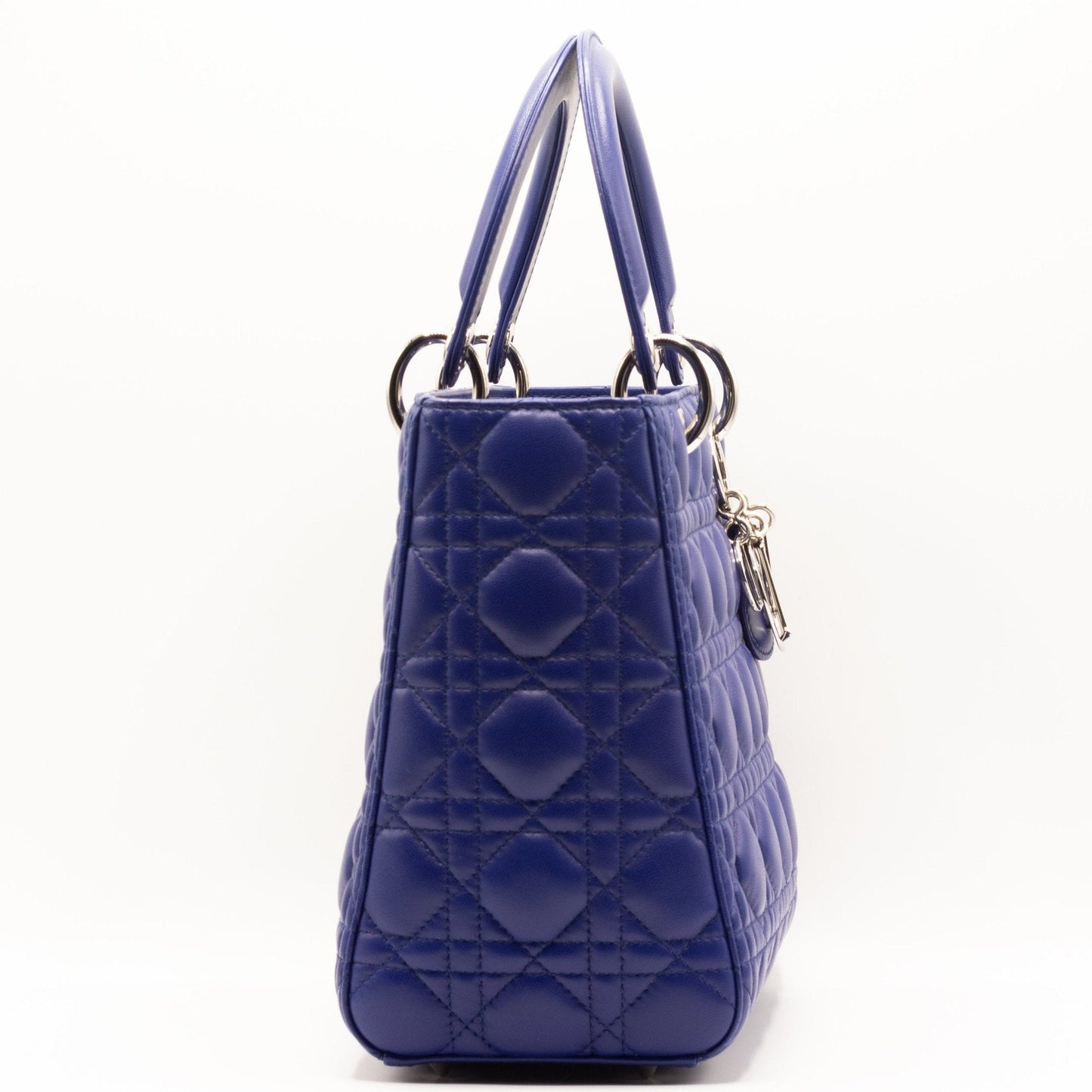 Second hand Dior Lady Dior Cannage Iris Leather Medium - Tabita Bags