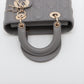 Second hand Dior Lady Dior MY ABCDIOR Small Cannage Leather 2-Way Handbag Grey - Tabita Bags