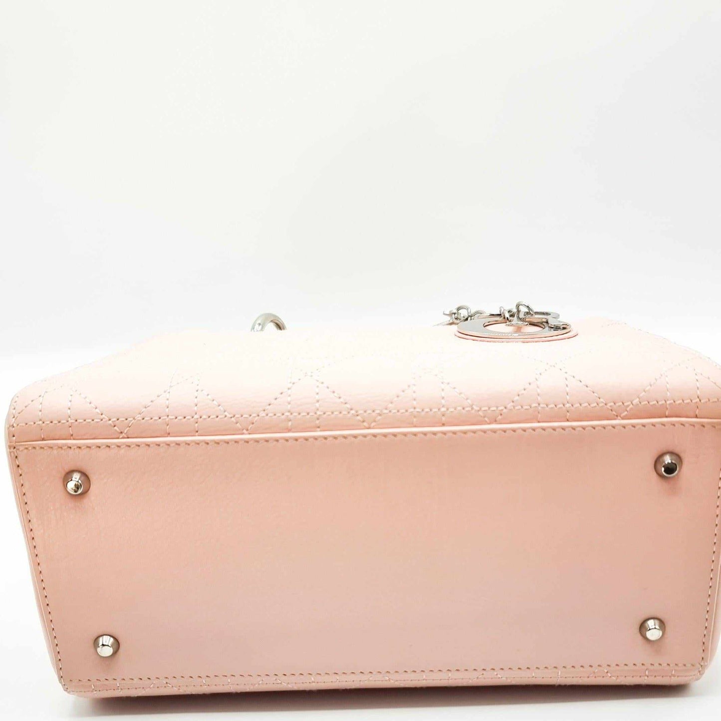 Second hand Dior Lady Dior Pink Leather Medium - Tabita Bags