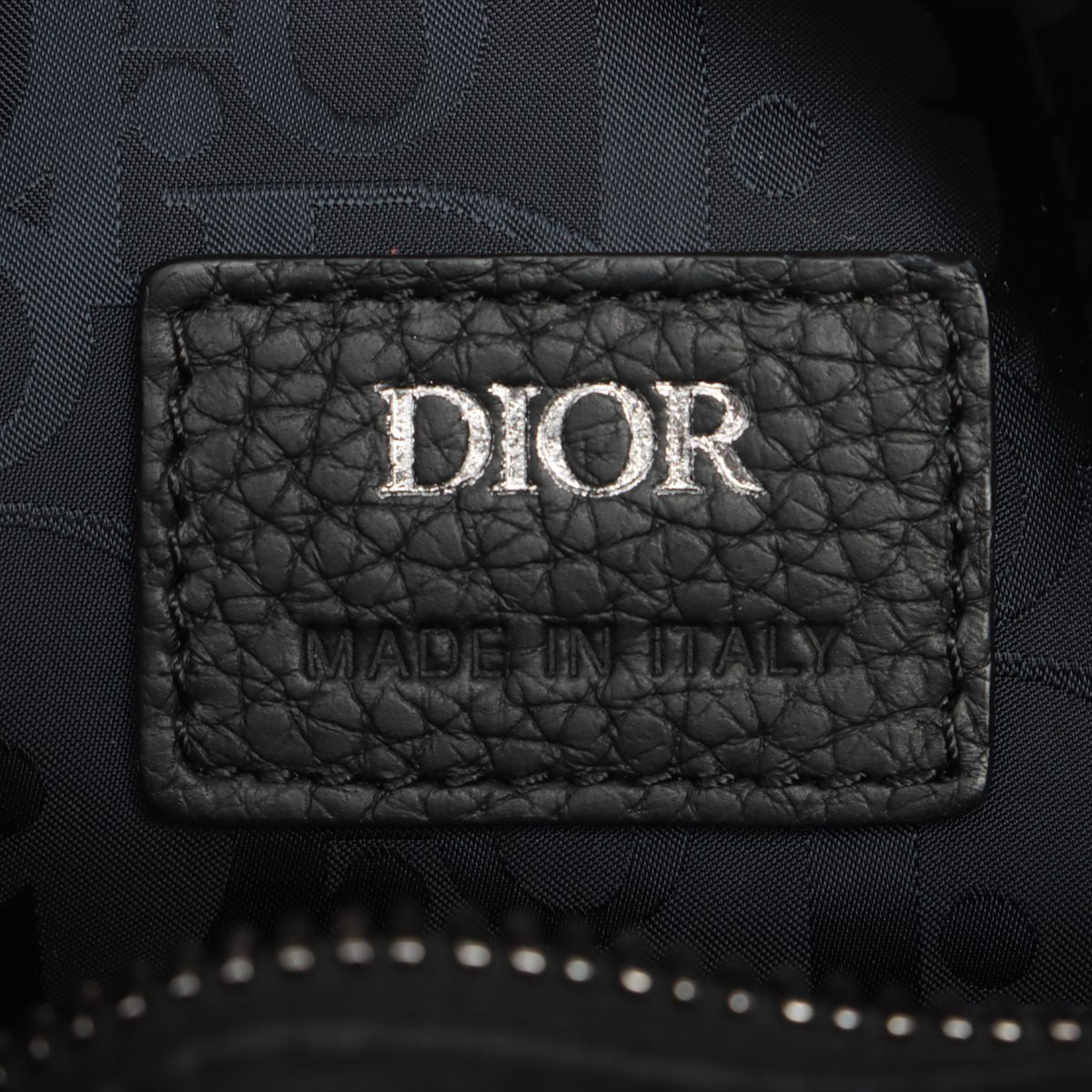 Second hand Dior Saddle Soft Bag Black Grained Leather - Tabita Bags