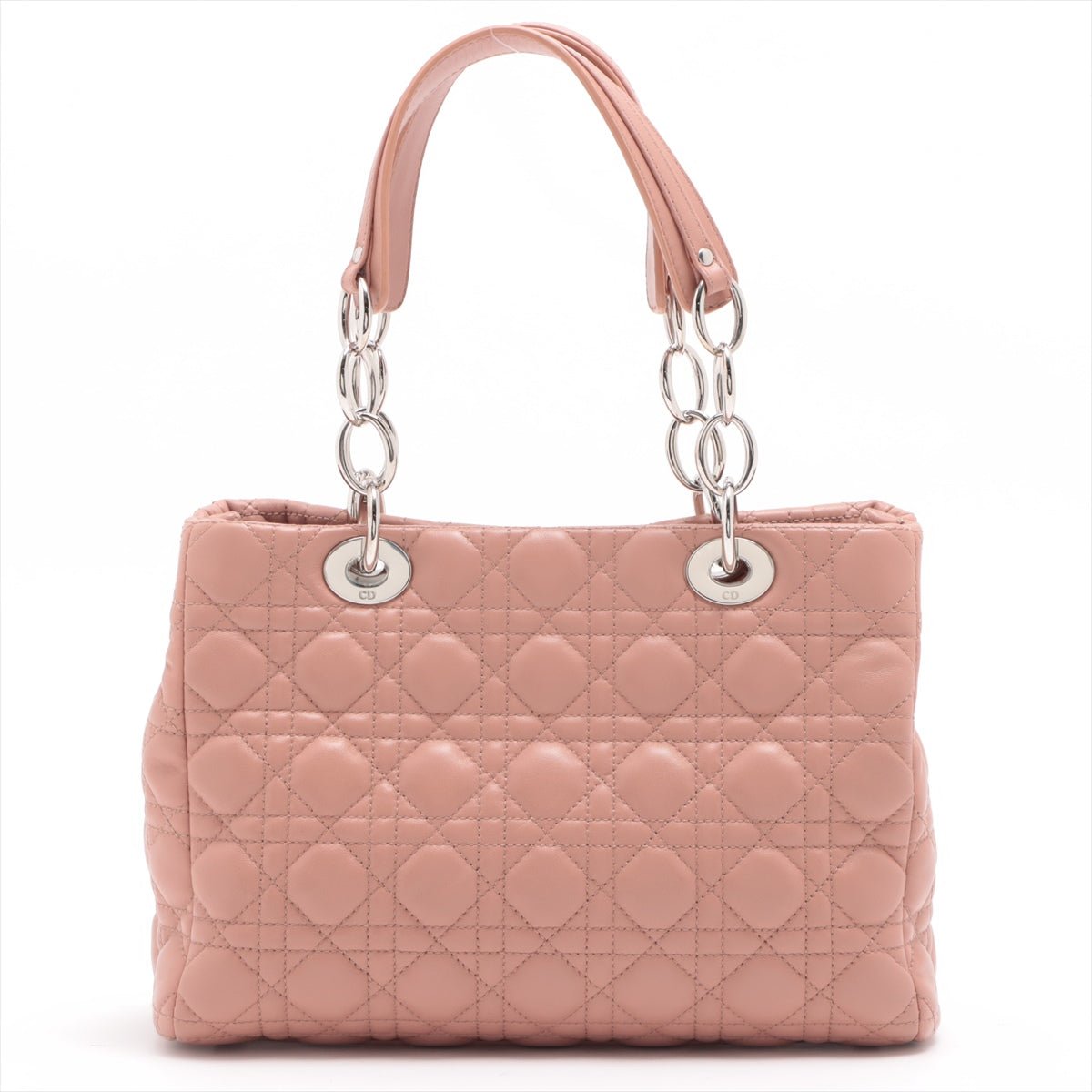 Second hand Dior Shoulder Bag Cannage Leather Pink - Tabita Bags