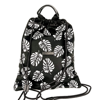 Second hand Dolce e Gabbana Black and White Nylon Backpack - Tabita Bags