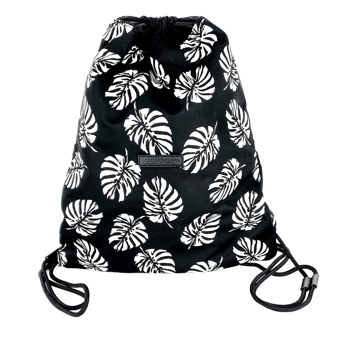 Second hand Dolce e Gabbana Black and White Nylon Backpack - Tabita Bags