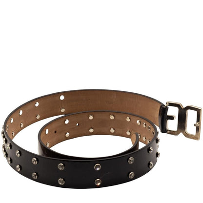 Second hand Dolce e Gabbana DG buckle Studded Belt - size 80 - Tabita Bags