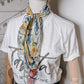 Second hand Dolce e Gabbana Majolica-Print Silk Foulard - Tabita Bags