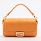 Second hand Fendi Baguette Nappa Leather Orange 2-Way Bag - Tabita Bags