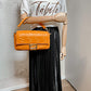 Second hand Fendi Baguette Nappa Leather Orange 2-Way Bag - Tabita Bags