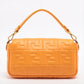 Second hand Fendi Baguette Nappa Leather Orange 2-Way Bag - Tabita Bags