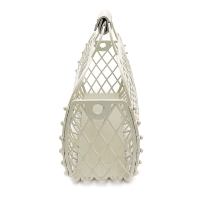 Second hand Fendi Basket Small Minibag White Recycled Plastic - Tabita Bags