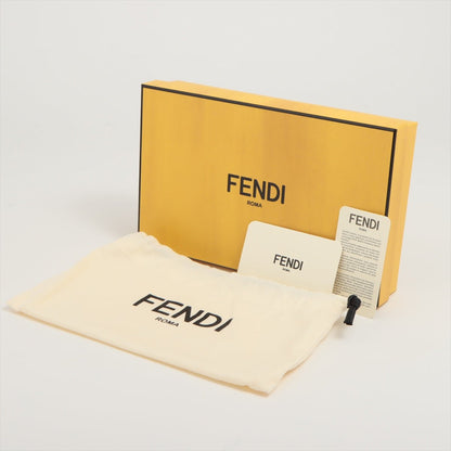 Second hand Fendi Continental Leather Wallet Beige - Tabita Bags