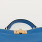 Second hand Fendi Peekaboo Micro Leather Blue 2-Way Top-handle - Tabita Bags