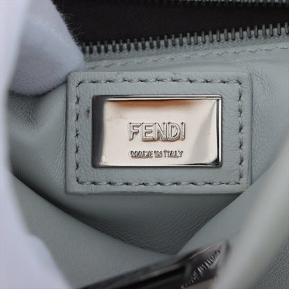 Second hand Fendi Peekaboo Mini Studded Grey Leather 2-way - Tabita Bags