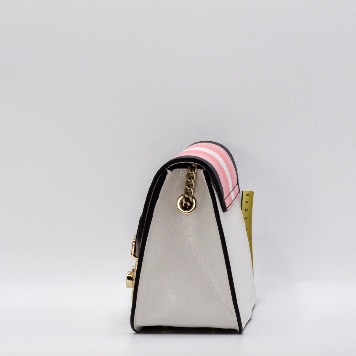 Second hand Furla Metropolis Mini Crossbody Black and Pink Leather - Tabita Bags