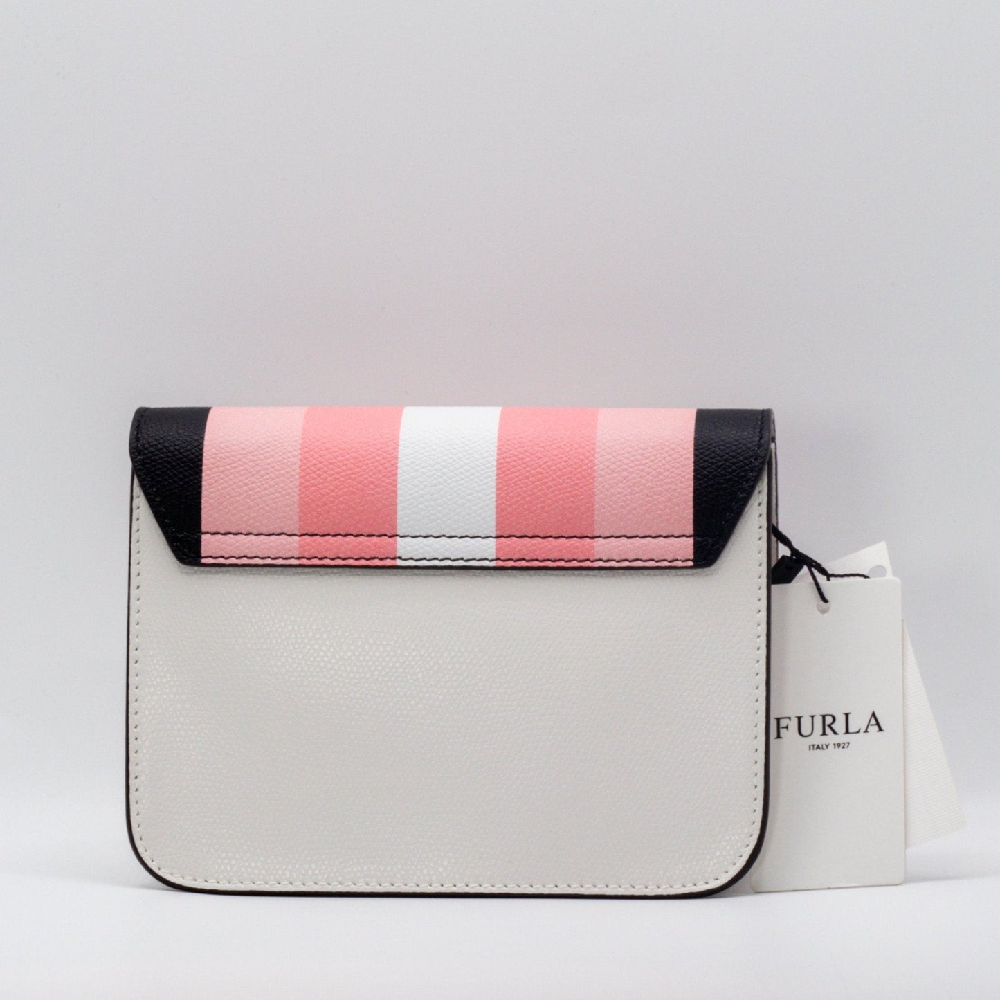 Second hand Furla Metropolis Mini Crossbody Black and Pink Leather - Tabita Bags