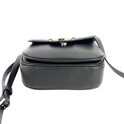 Second hand Furla Squared Leather Crossbody Black - Tabita Bags