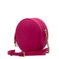 Second hand Furla Swing Mini Round Leather Crossbody Pink - Tabita Bags