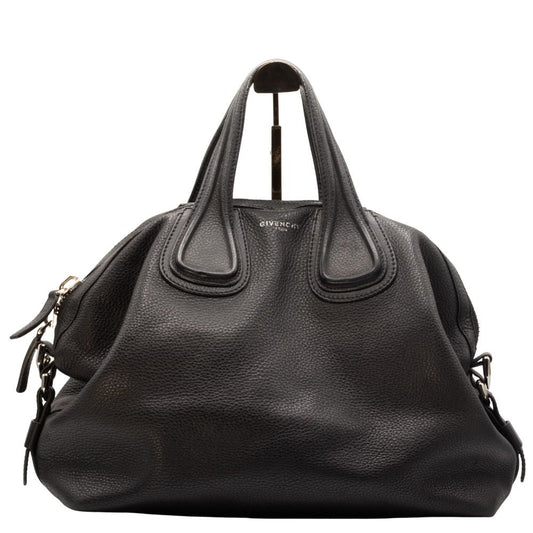 Second hand Givenchy Nightingail Large Black Grained Leather - Tabita Bags