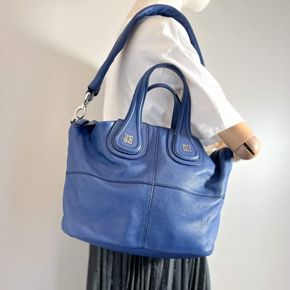 Second hand Givenchy Nightingale Leather Blue Bag - Tabita Bags