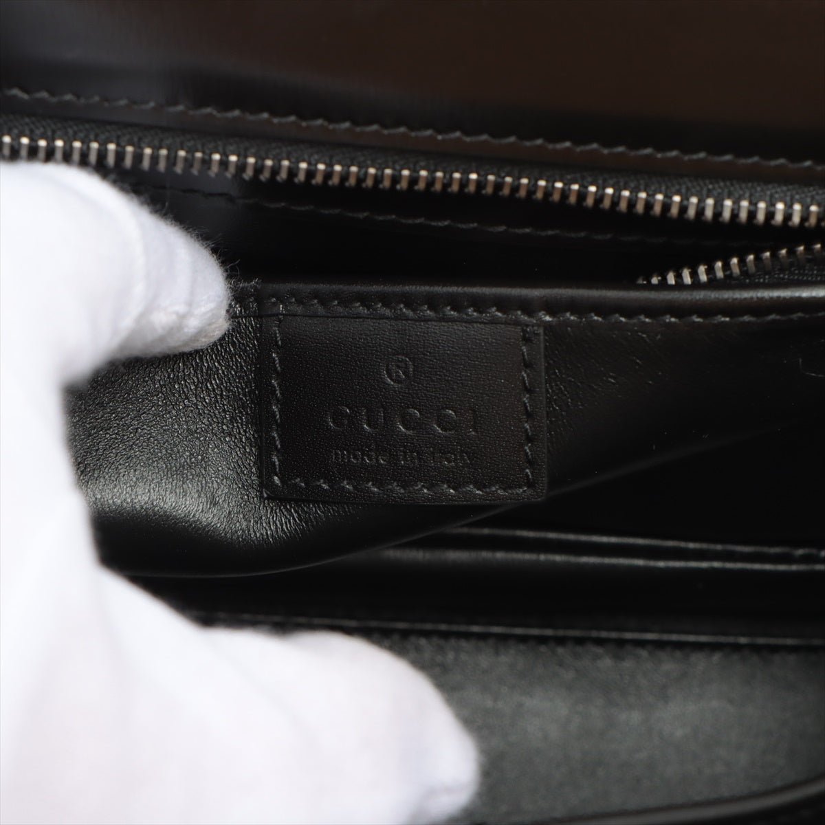 Second hand Gucci Bamboo 1947 Black Leather 2-way Handbag - Tabita Bags