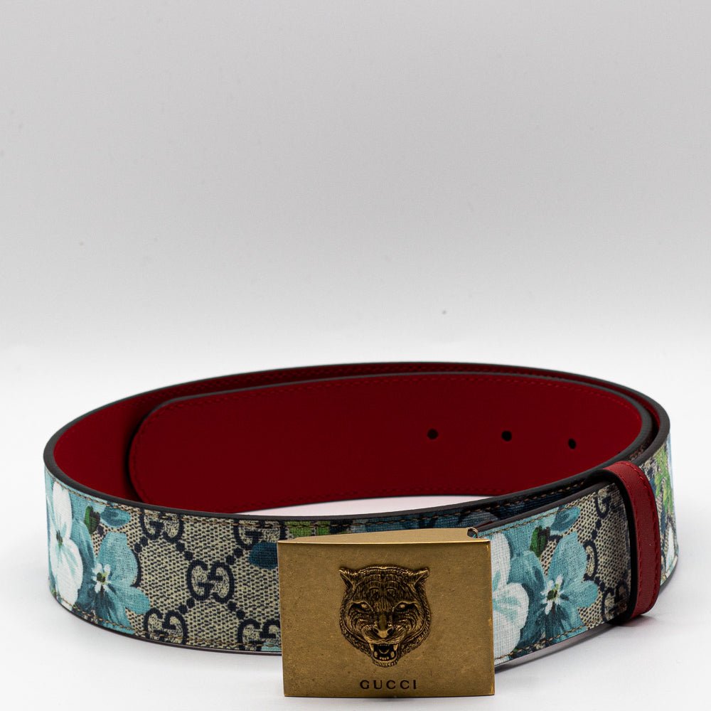 Second hand Gucci Bloom Leather Belt 546384 - Tabita Bags