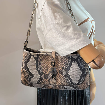 Second hand Gucci Chain Shoulder Bag Python - Tabita Bags