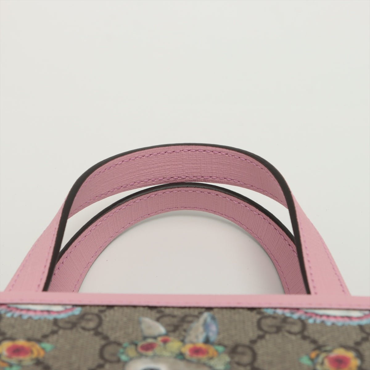 Second hand Gucci Children's GG Supreme Canvas Higuchi Yuko Pink Tote - Tabita Bags