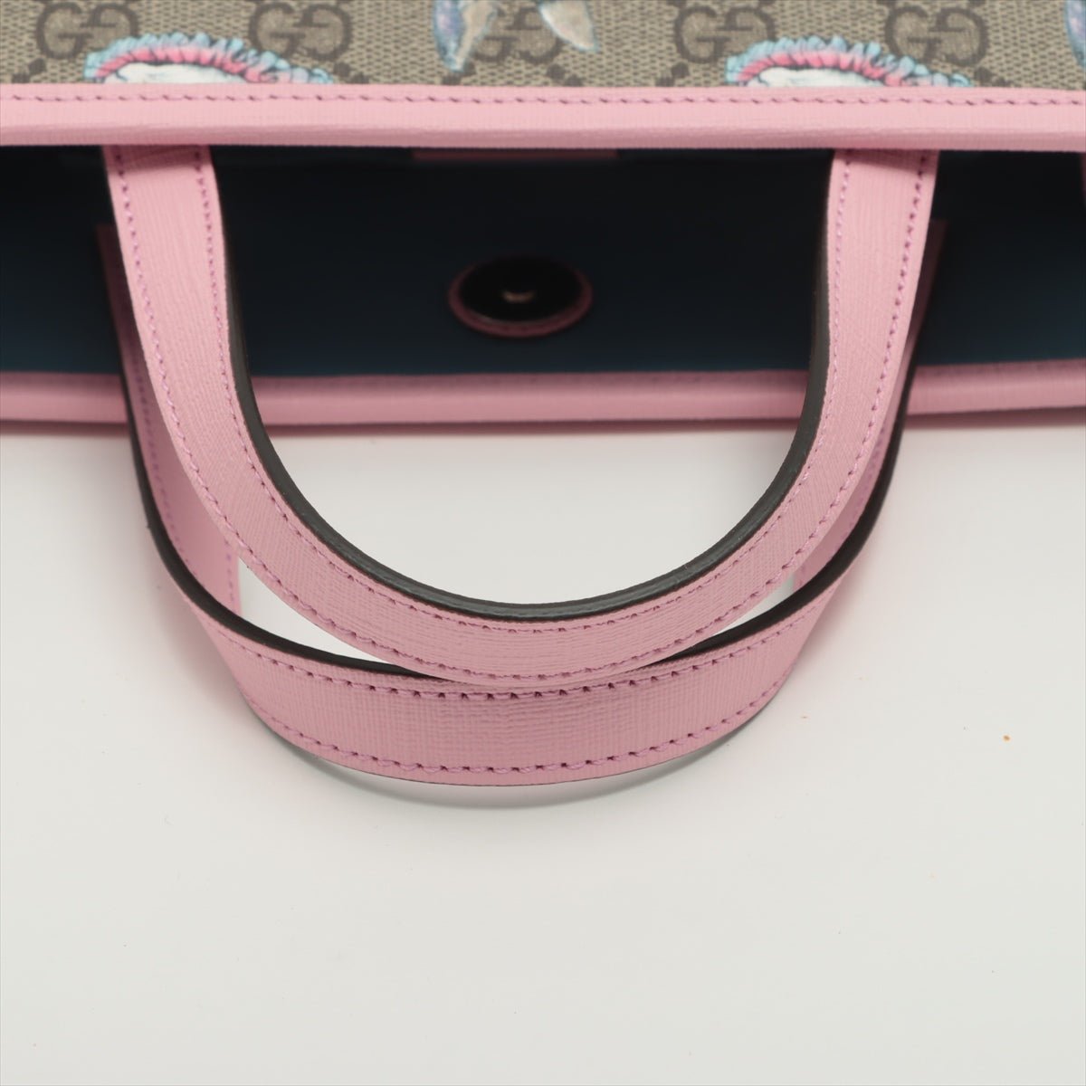 Second hand Gucci Children's GG Supreme Canvas Higuchi Yuko Pink Tote - Tabita Bags