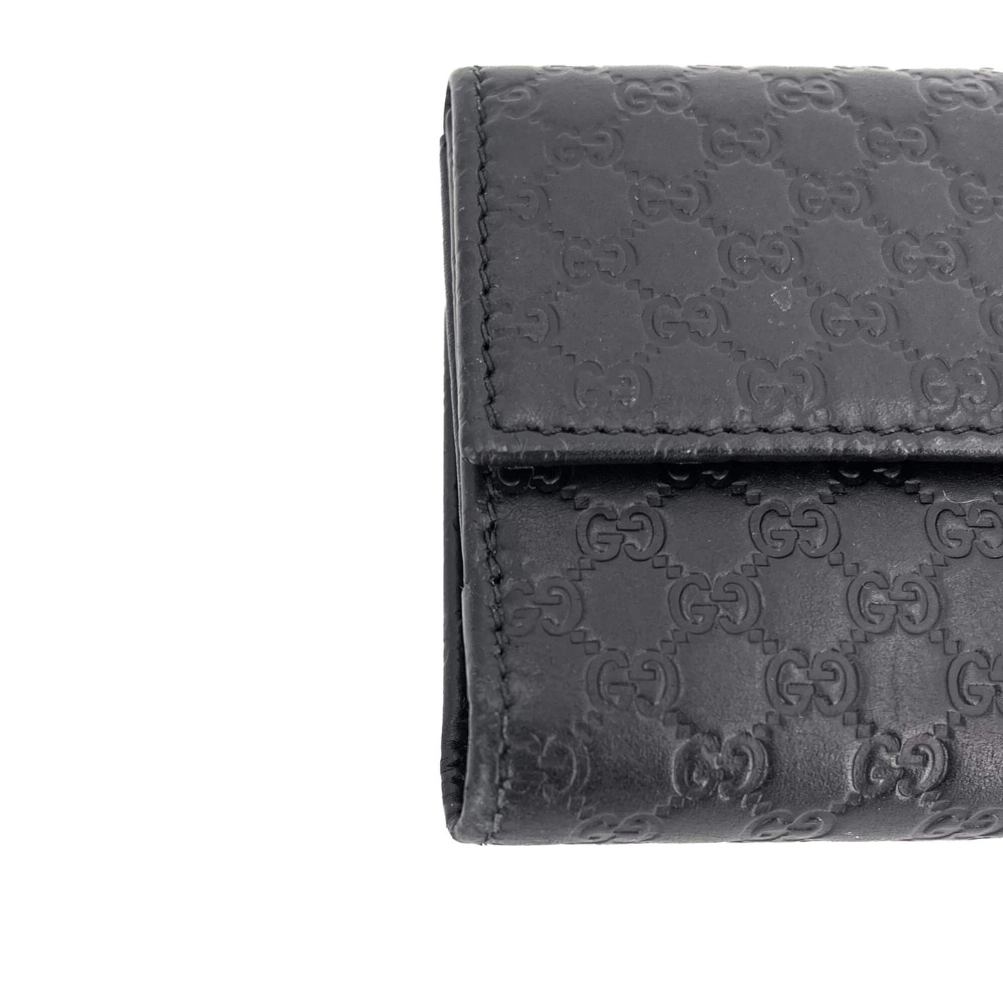 Second hand Gucci Continental Black Leather Wallet - Tabita Bags