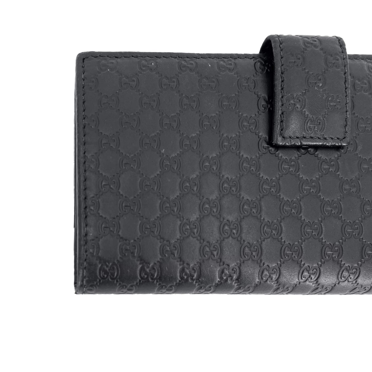 Second hand Gucci Continental Black Leather Wallet - Tabita Bags