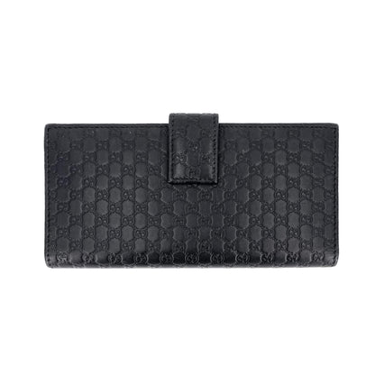 Second hand Gucci Continental Black Leather Wallet - Tabita Bags