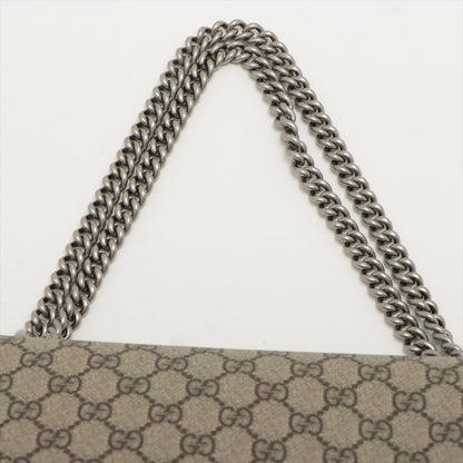 Second hand Gucci Dionysus GG Small Chain Shoulder Bag Beige and Black - Tabita Bags