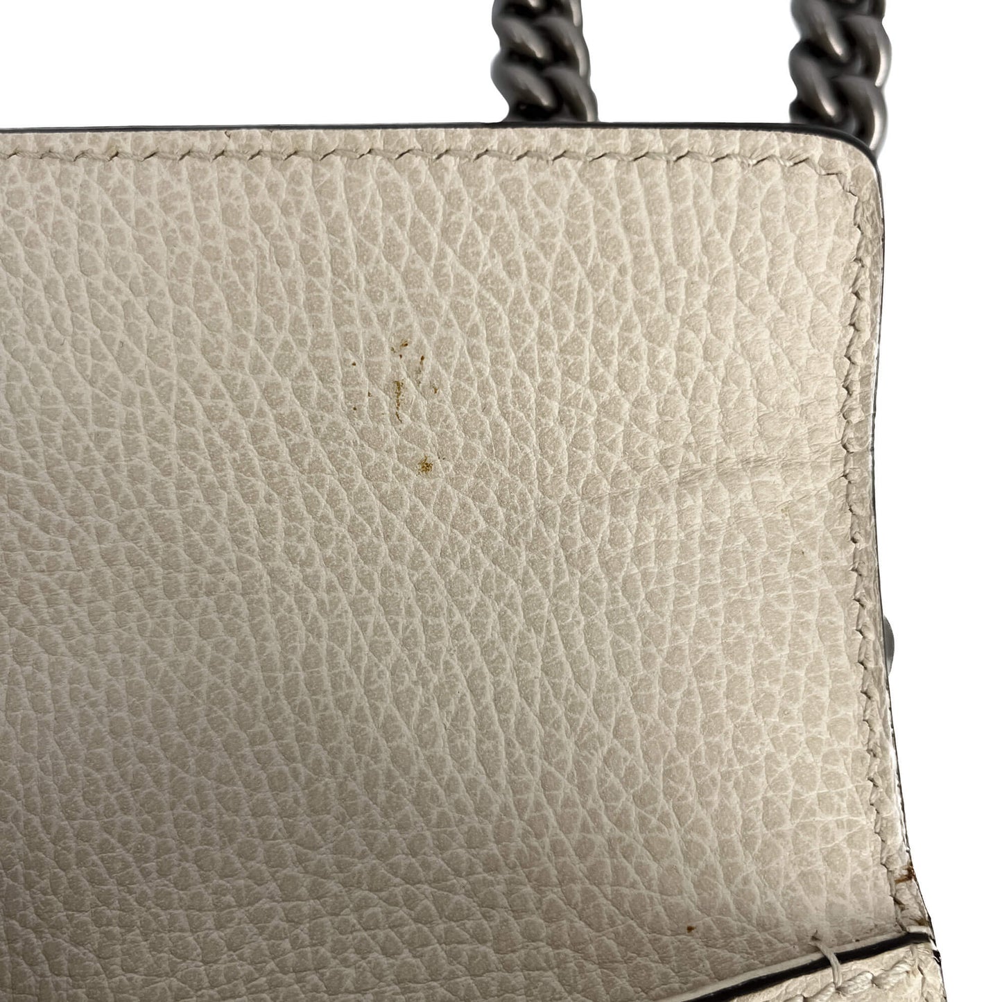 Second hand Gucci Dionysus Small Leather Bag White - Tabita Bags