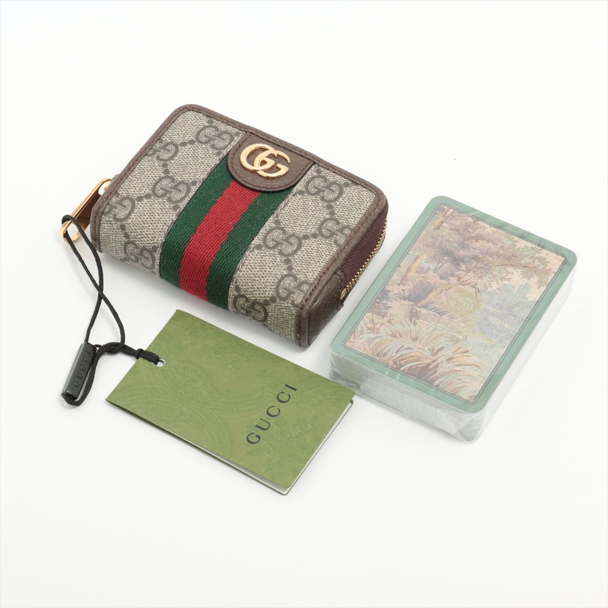 Second hand Gucci GG Card Game Set Leather & Canvas Card - Tabita Bags