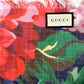 Second hand Gucci GG Flora Print Wool Foulard Navy - Tabita Bags