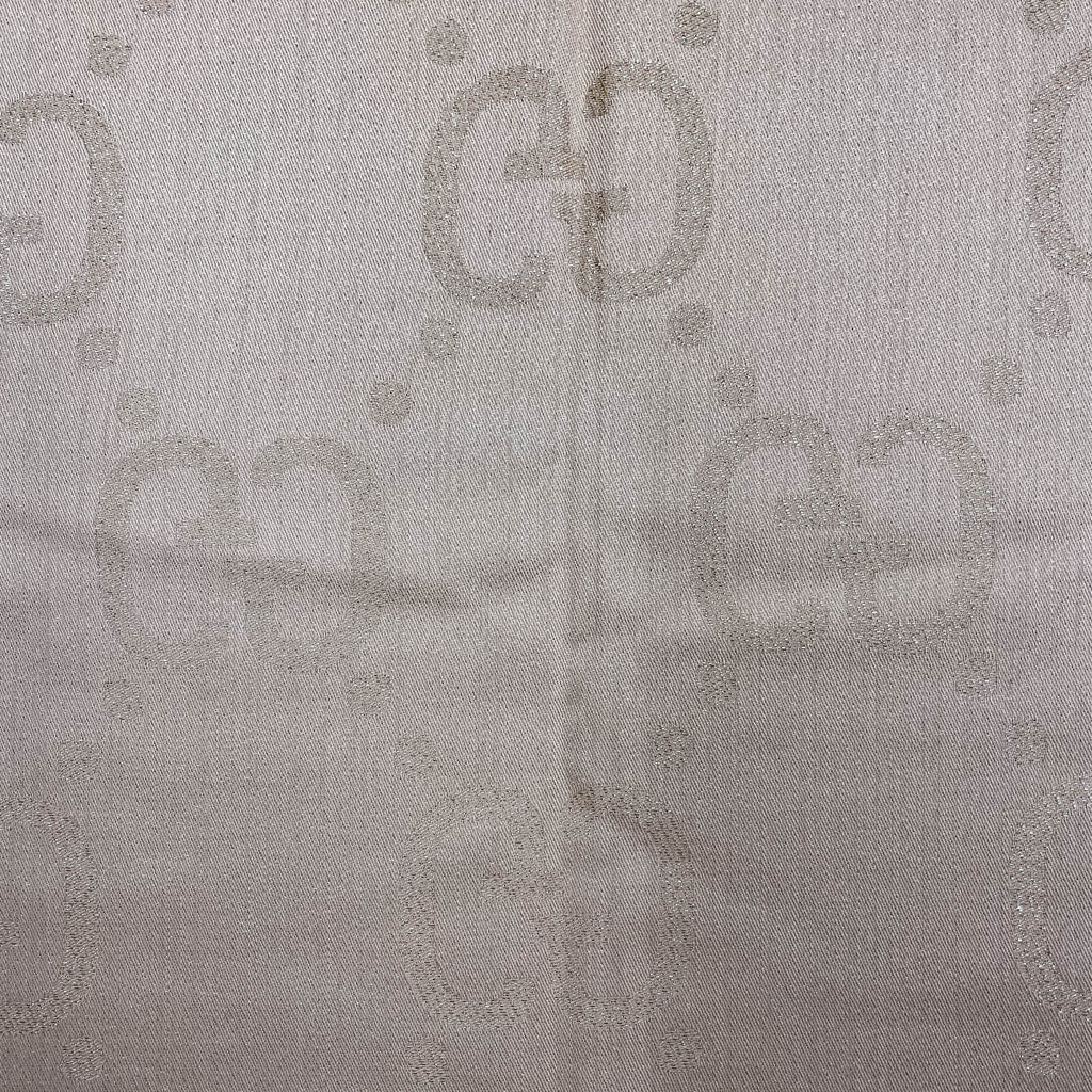 Second hand Gucci GG Lamé Jacquard Golden Shawl - Tabita Bags