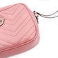 Second hand Gucci GG Light Pink Marmont Crossbody Bag Matelassé Leather - Tabita Bags