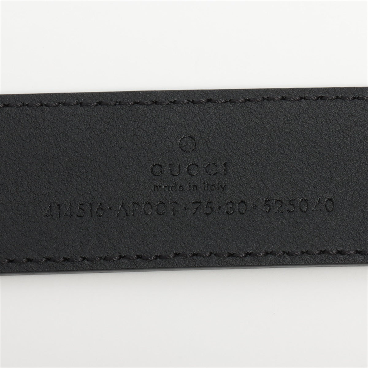 Second hand Gucci GG Marmont Belt Leather Black - Size 75 - Tabita Bags