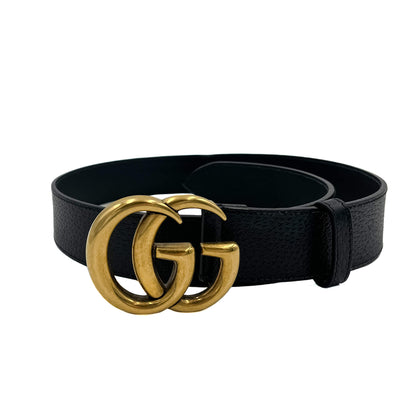 Second hand Gucci GG Marmont Double G belt - size 80 - Tabita Bags