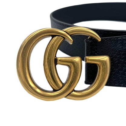 Second hand Gucci GG Marmont Double G belt - size 80 - Tabita Bags