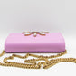 Second hand Gucci GG Marmont Jewel Bag in Pink Leather - Tabita Bags