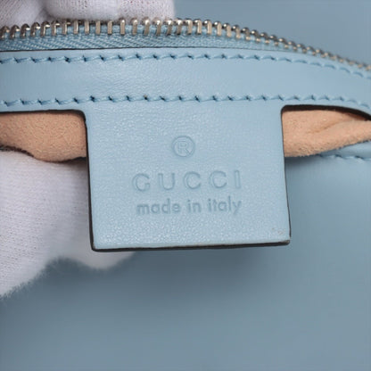 Second hand Gucci GG Marmont Leather Chain Shoulder Bag Azure - Tabita Bags