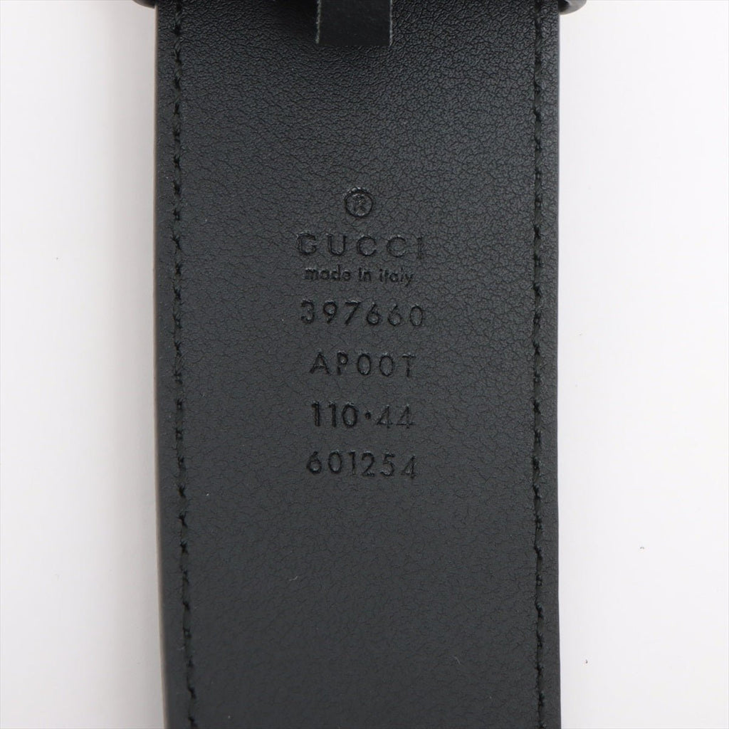 Second hand Gucci GG Marmont Leather Wide Belt Black - Tabita Bags