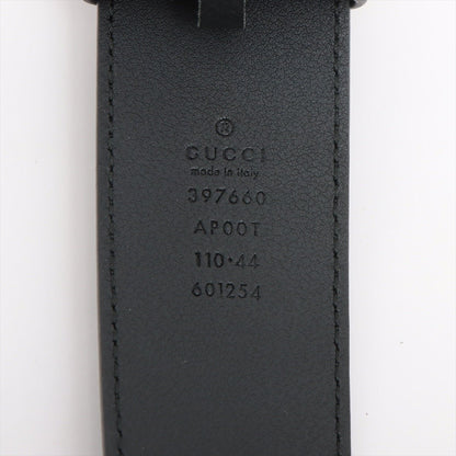 Second hand Gucci GG Marmont Leather Wide Belt Black - Tabita Bags