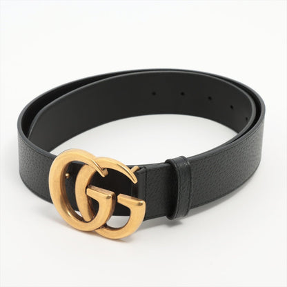 Second hand Gucci GG Marmont Medium Belt Leather Black - Size 85/34 - Tabita Bags