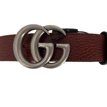 Second hand Gucci GG Marmont Reversible Medium Belt Black & Brown - Size 80/32 - Tabita Bags