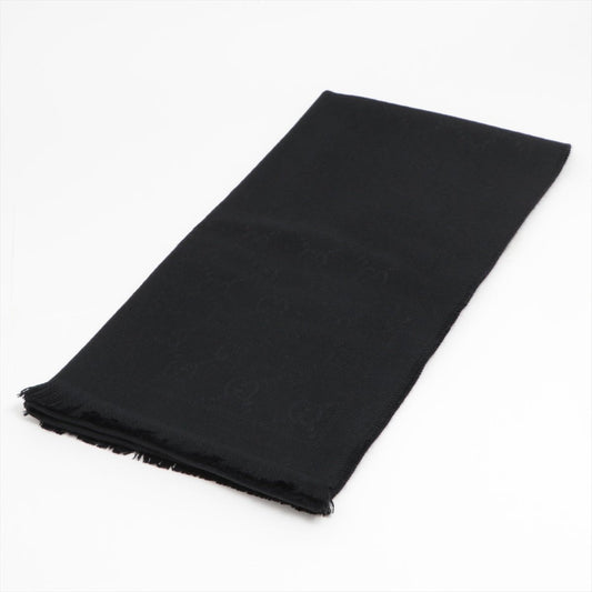 Second hand Gucci GG Scarf Wool Black - Tabita Bags